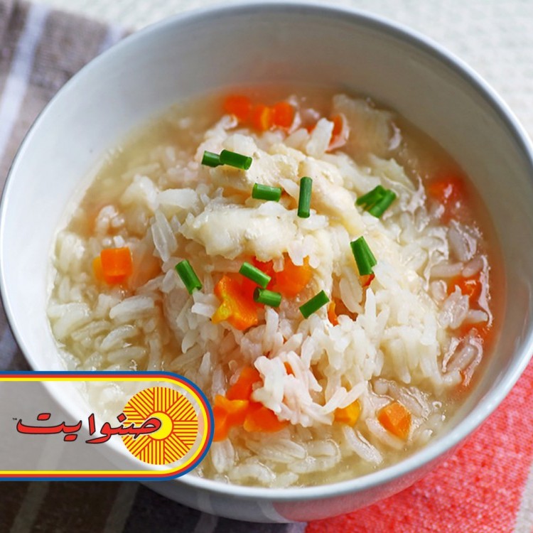 شوربة الأرز بالدجاج