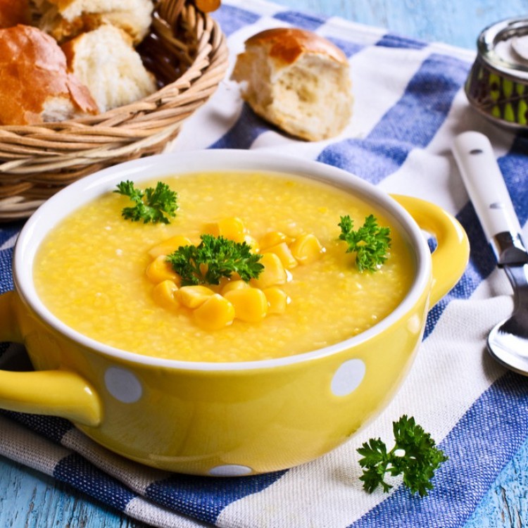 شوربة التشدر والذرة