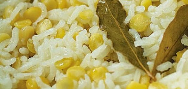 طريقة عمل العدس الأصفر بالأرز